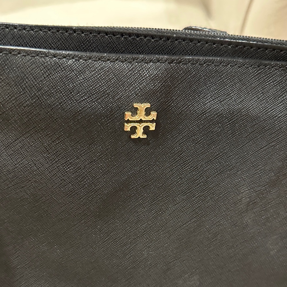 Tory Burch Elegant Black Tote Bag